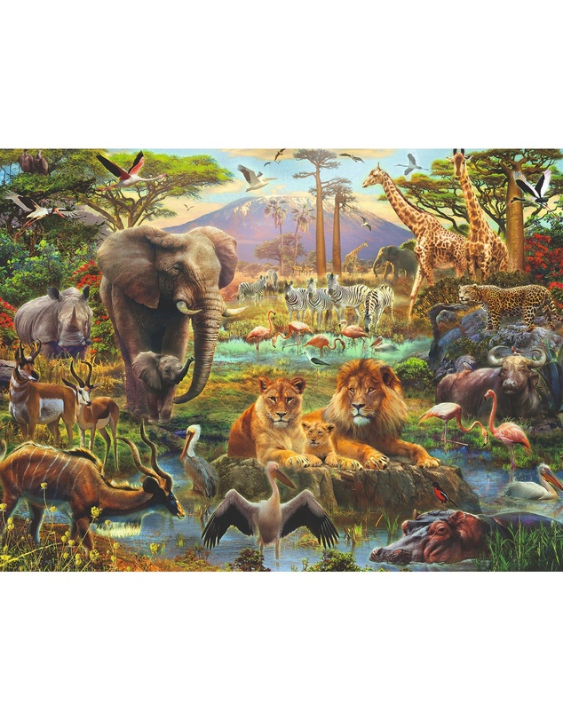 Ravensburger - Animals of the Savanna 200 Piece