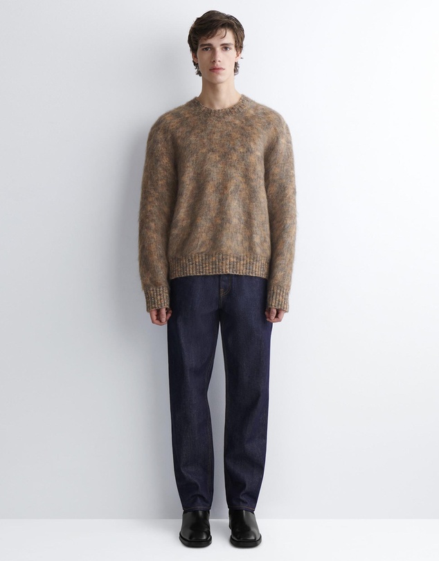 COS - Space-Dyed Mohair-Blend Crew-Neck Jumper