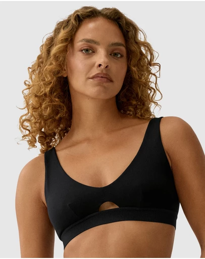 Naturana - Saturday Wirefree Wide Strap Organic Cotton Bra