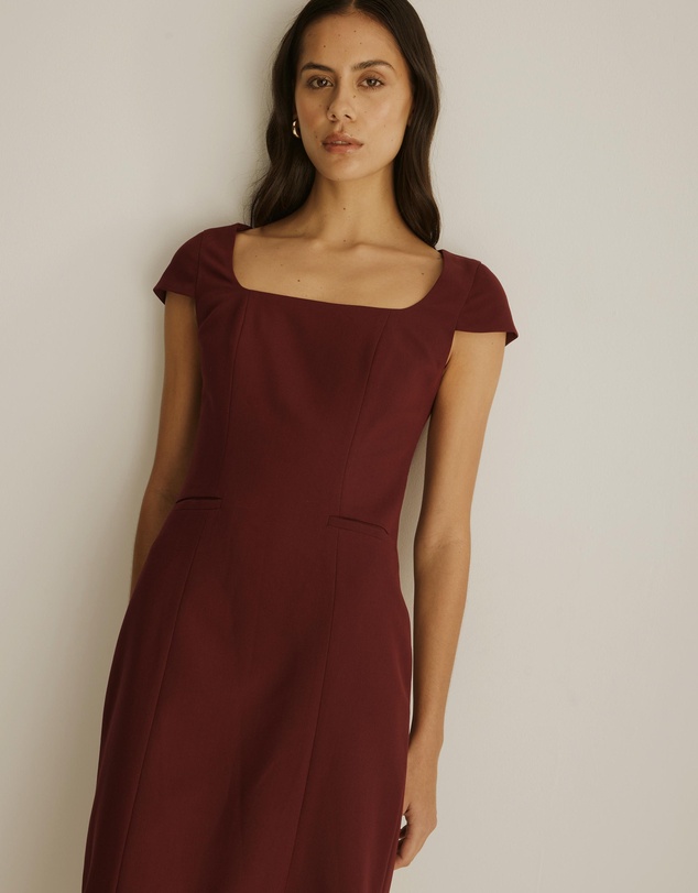 Atmos&Here - Sierra Suiting Midi Dress