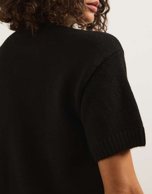 Atmos&Here - Ayla Knitted Boxy T-Shirt