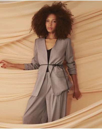 Forcast - Aaria Collarless Blazer