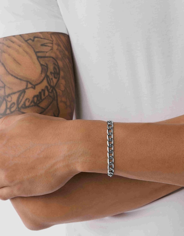 Diesel - Steel Silver-Tone Bracelet