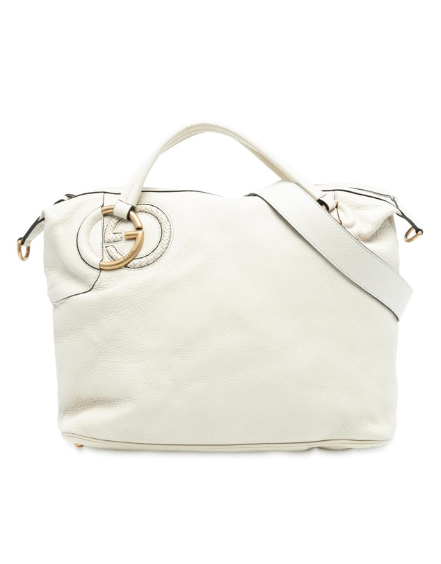 Pre-Loved by Azura Reborn - Pre-Loved Leather Twill Satchel