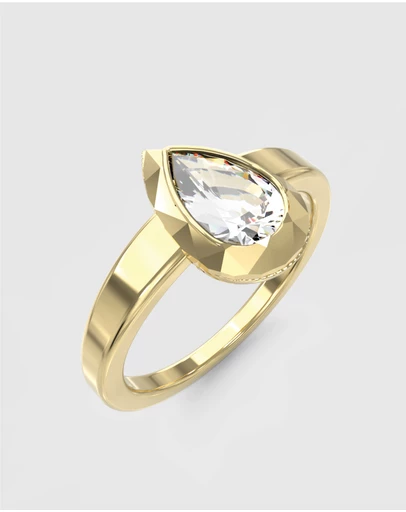 GUESS - Guess 9mm Crystal Drop Ring