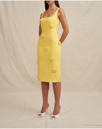 BY JOHNNY. - Amora Heart Midi Dress