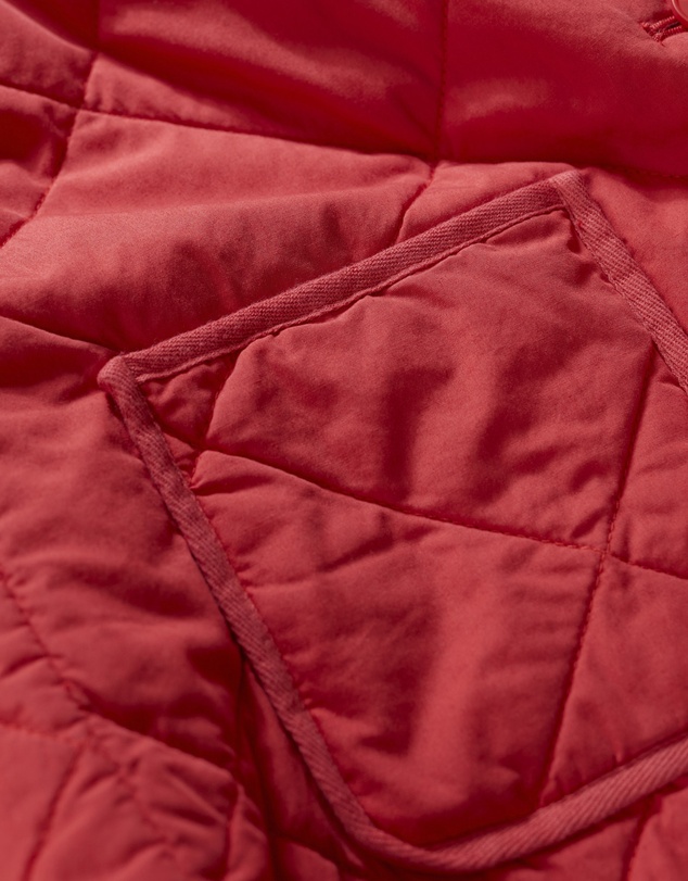 Seasalt - Seasalt Cornwall Red Swift Barn Organic Cotton Quilted Jacket