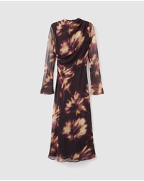M.N.G - Tie-Dye Ruched Dress