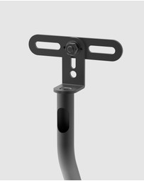 iWorld - Kanto SLH Universal Height Adjustable Speaker Stands for Satellites up to 4.1 kg - Black, Pair