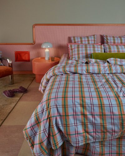 Confetti Plaid Quilt Cover
