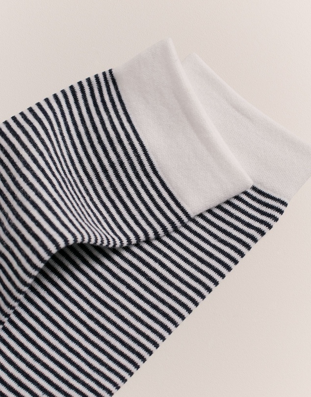 Trenery - Stripe Crew Sock in Night Sky