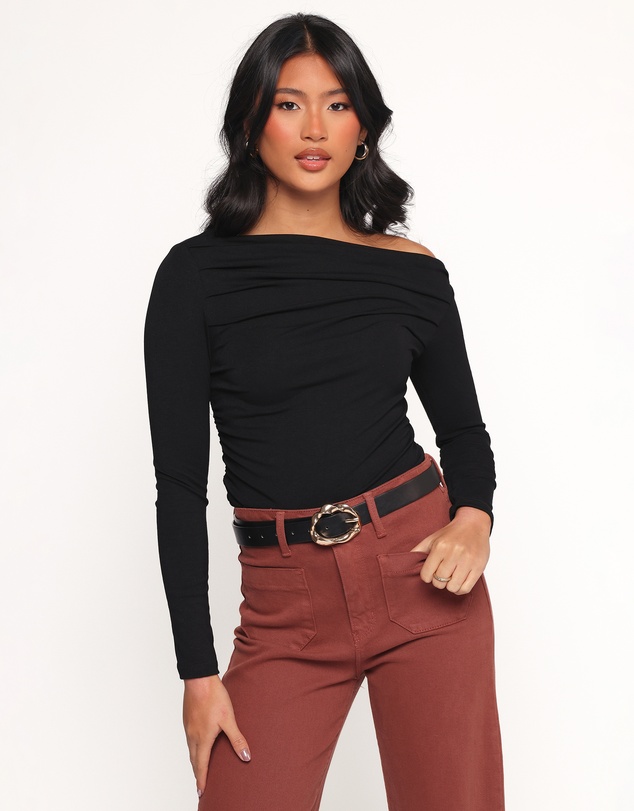 Petal & Pup - Cer Knit Top - Black