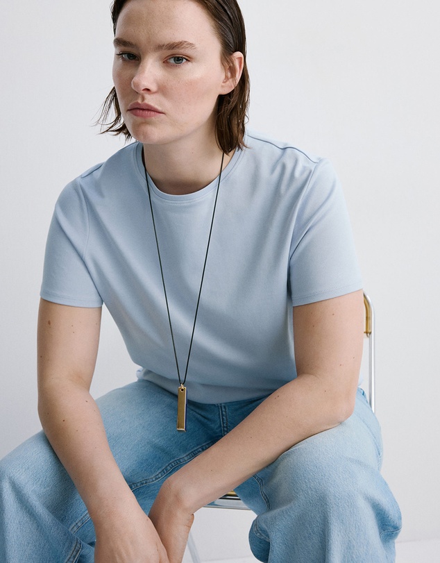 M.N.G - Short-Sleeved Cotton T-Shirt