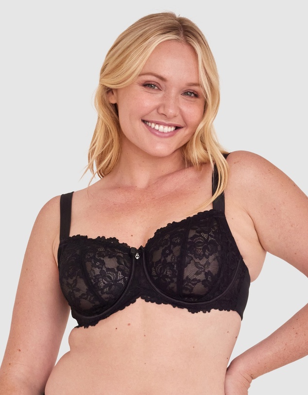Bras N Things - Bethany Essentials Full Coverage Underwire Bra - Black