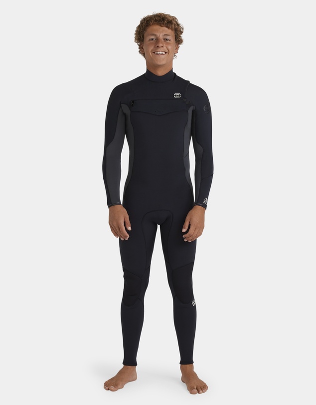 Billabong - Mens 3/2mm Absolute Natural Chest Zip Wetsuit