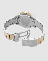 Emporio Armani - Two Tone Chronograph Watch