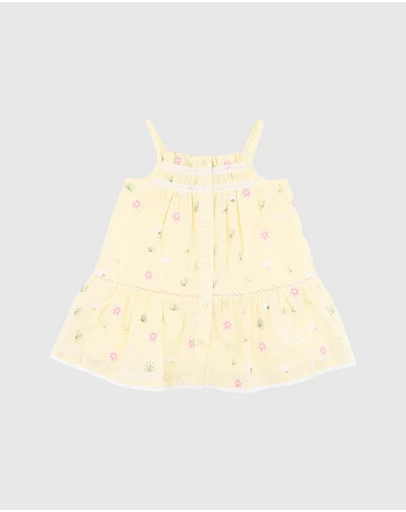 Bebe by Minihaha - Pia All Over Embroidery Dress - Babies
