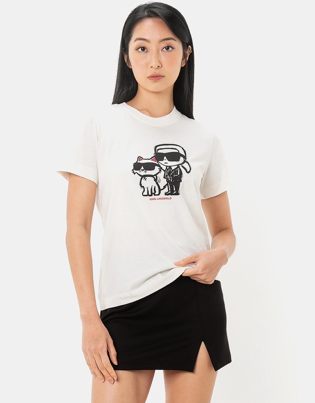 Karl Lagerfeld - Ikon Sketch Duo T-Shirt