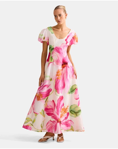 Forever New - Lily Scoop Neck Midi Dress