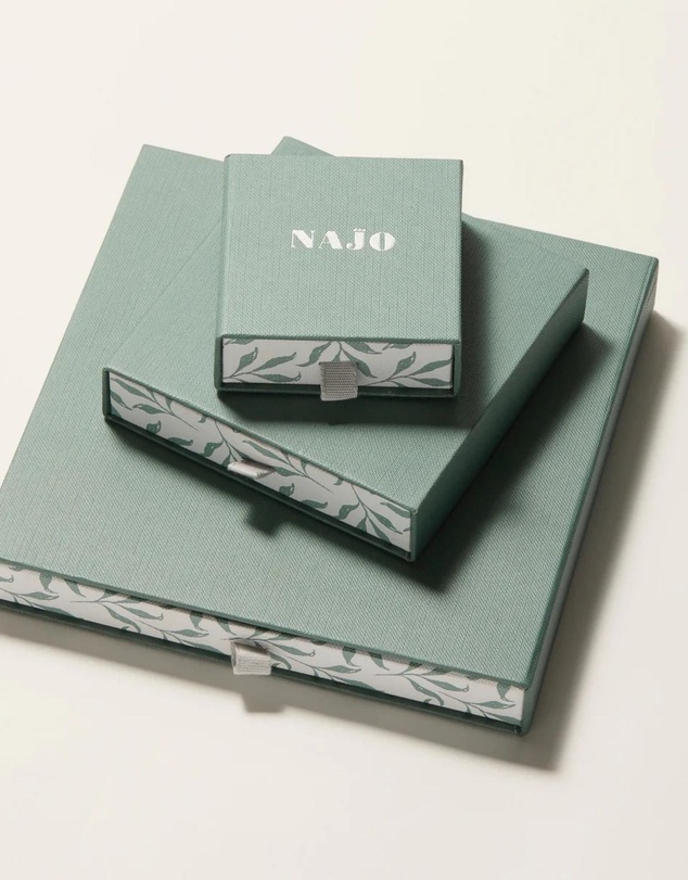 Najo - Skye Silver Cubic Zirconia Necklace