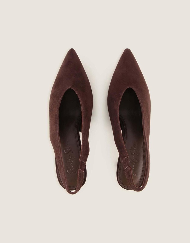 Shelly Shen - Evie High Heels Brown Suede