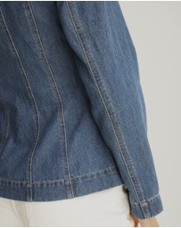 Atmos&Here - Nicole Denim Panel Jacket