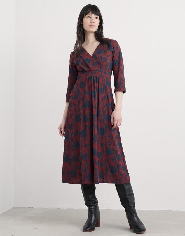 Seasalt - Seasalt Cornwall Brown 3/4 Chapelle Dress