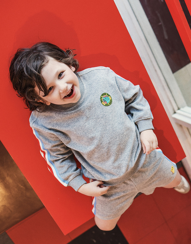 Rock Your Kid - Vinnie Sweater in Grey Marle