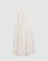 Bardot Junior - Estie Broderie Midi Dress - Kids-Teens