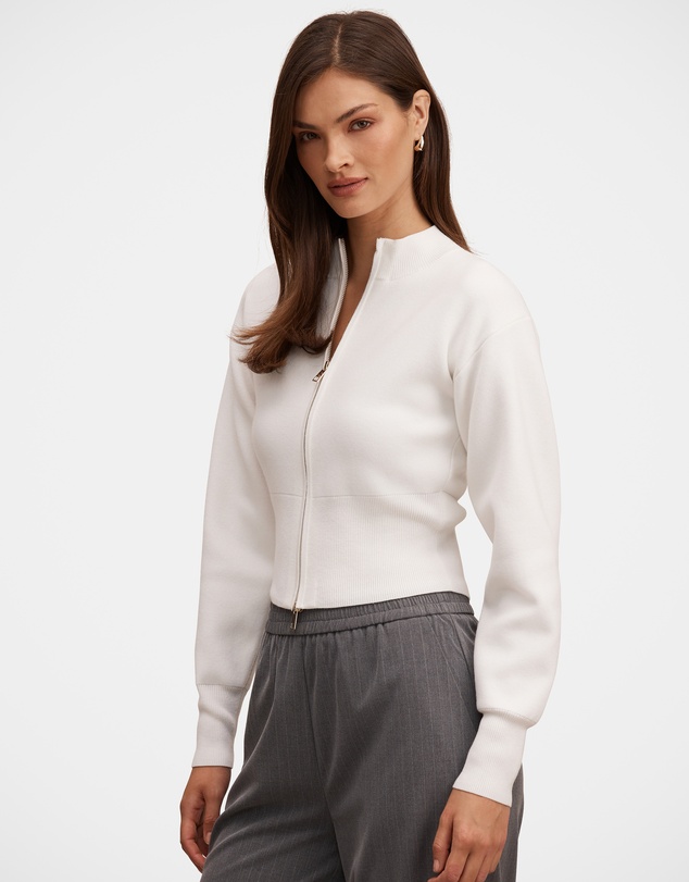 Forever New - Hanna Zip Knitted Jacket