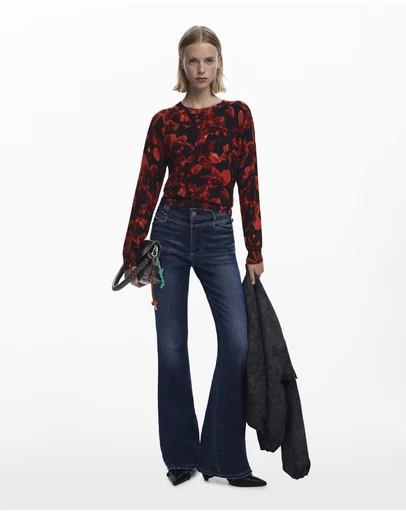 Desigual - Lightweight floral sweater