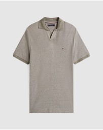 Tommy Hilfiger - Regular Fit Polo Shirt With Linen