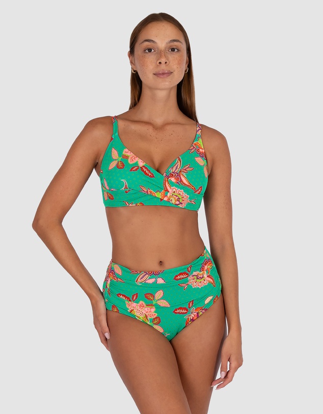 Baku Swimwear - Spice Temple D/E Cup Wrap Bikini Bra Top