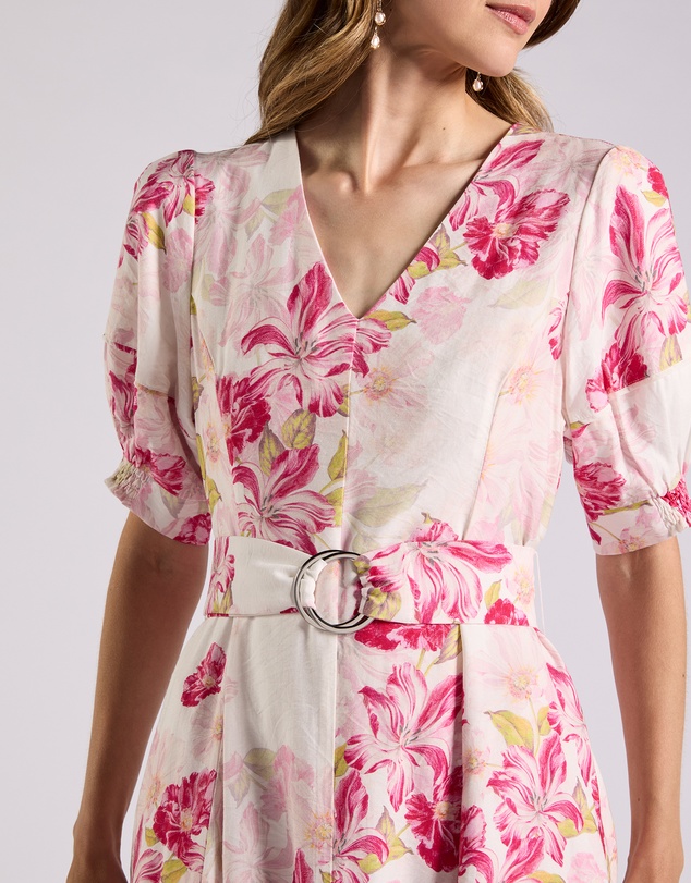 David Lawrence - Argon Linen Blend Dress