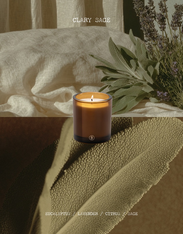 Black Blaze - Clary Sage Scented Candle