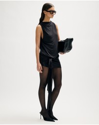 Minima Esenciales - Kyler Draped Mini Dress