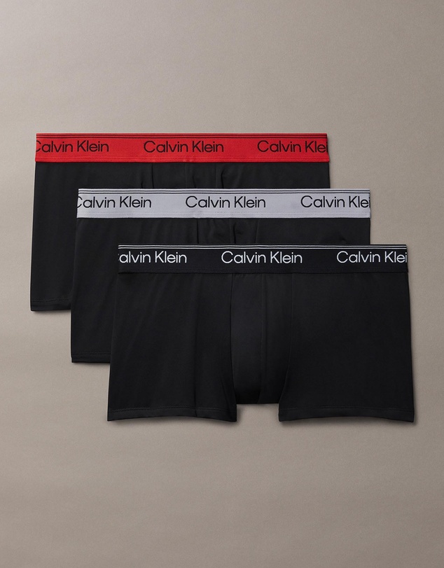 Calvin Klein - Microfibre Stretch 3 Pack Low Rise Trunks