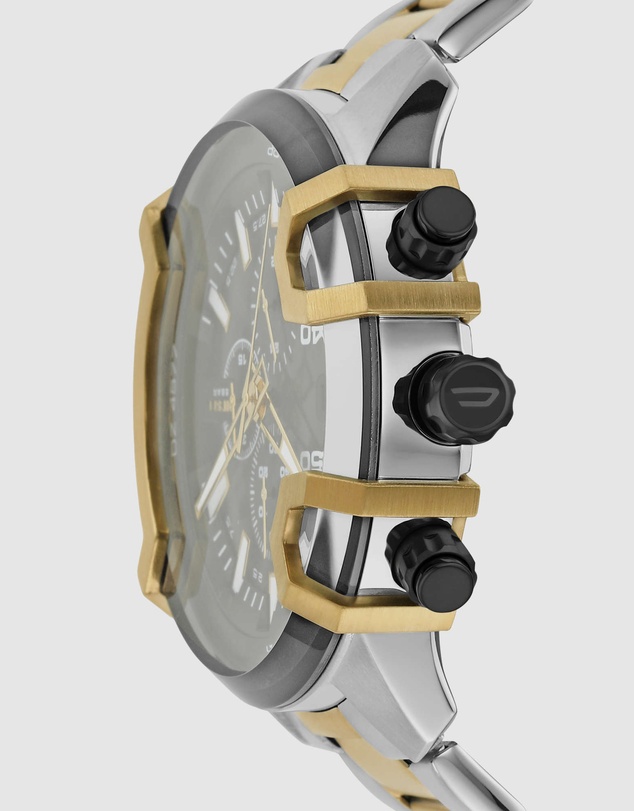 Diesel - Griffed Two Tone Chronograph Watch
