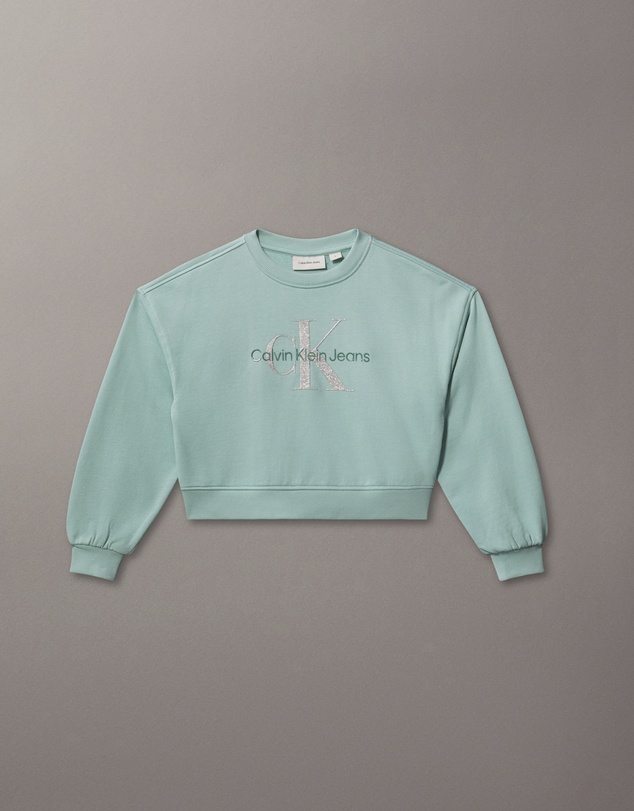 Calvin Klein Jeans - Girls Glitter Logo Sweatshirt