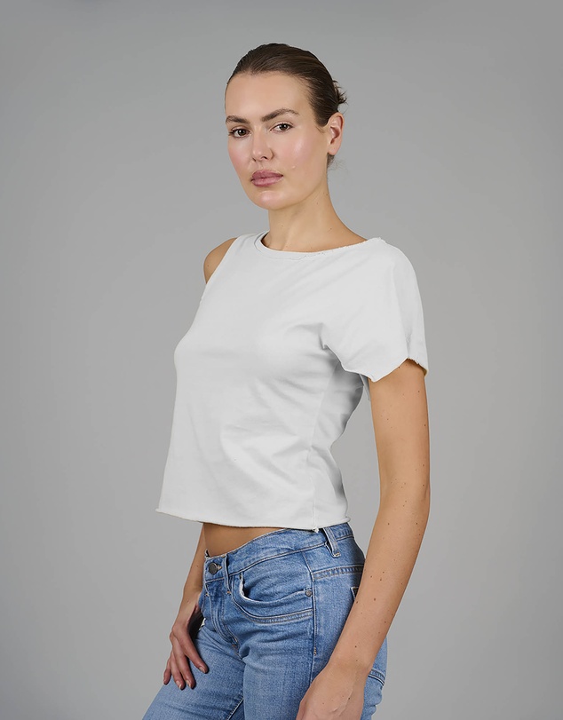 Love and Nostalgia - Two Faced Tee - White