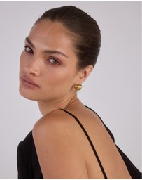 CENDRE - Liv Hoop Earrings 18k Gold