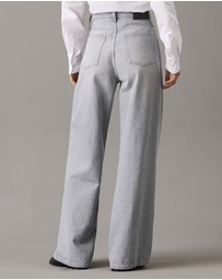 Calvin Klein - High Rise Wide Leg Jeans
