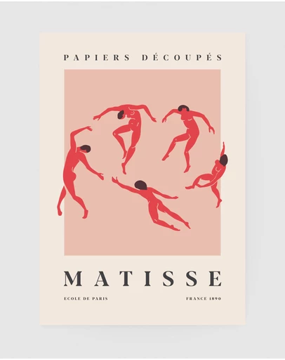 Inka Arthouse - Dancers in Red by Henri Matisse Art Print