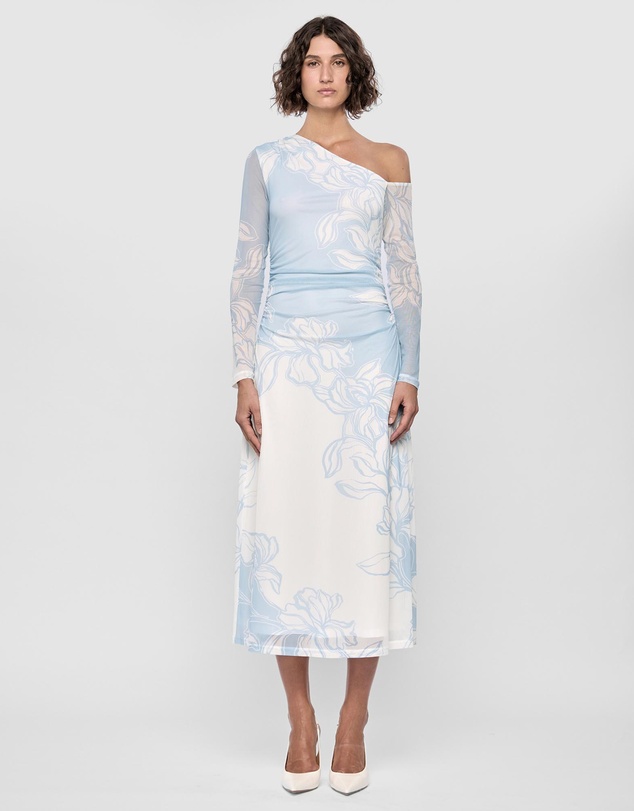 Staple the Label - Aurora Mesh Midi Dress