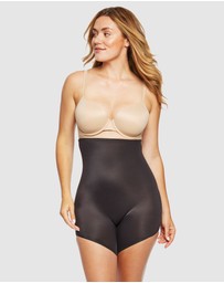 Naomi & Nicole - Sidekick High-Waist Slanted Hem High Leg Shapewear Short