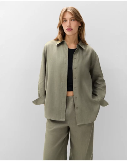 UNISON - The Classic Oversized Linen Shirt