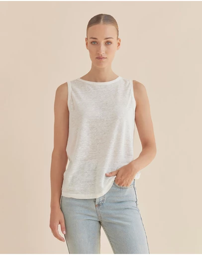 Amelius - Aceline Linen Jersey Tank
