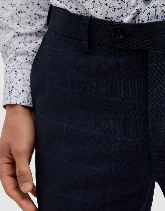 Politix - Connor Windowpane Tailored Pant