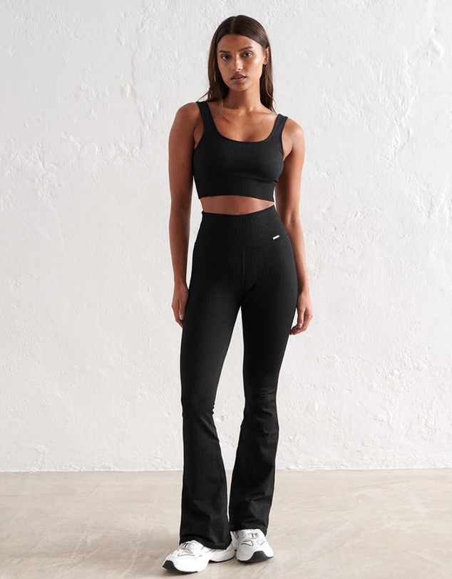 Aim'n - Ribbed Seamless Flare Tights
