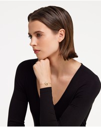 Furla - Furla Flow Crystal Pendant Gold-Tone Bracelet